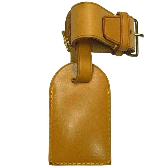 EUC - Louis Vuitton Vachetta Poignet & Luggage Tag - Picture 2 of 5